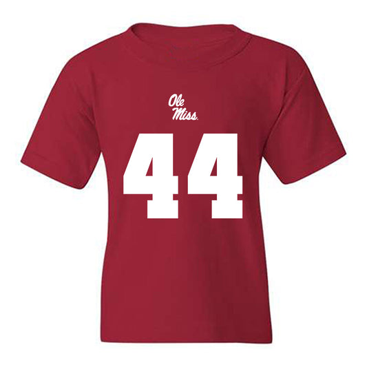 Ole Miss - NCAA Football : Caleb Blankenship - Replica Shersey Youth T-Shirt-0