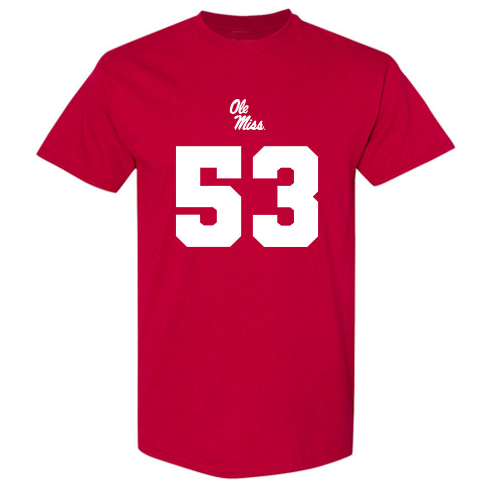 Ole Miss - NCAA Football : Trey Nightingale - Replica Shersey T-Shirt-0