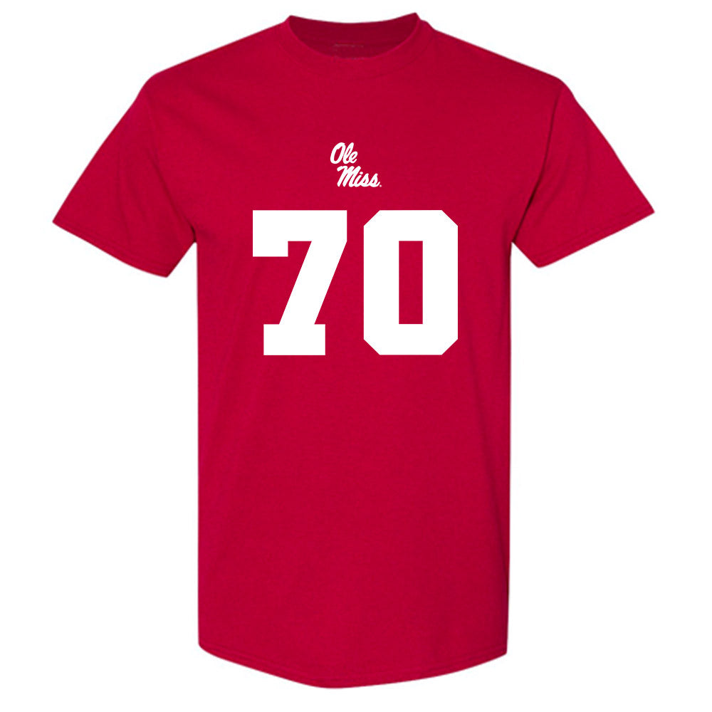 Ole Miss - NCAA Football : Jalan Chapman - Replica Shersey T-Shirt-0