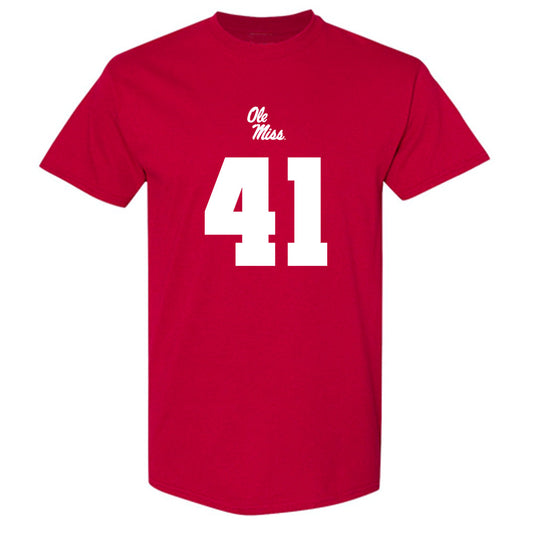 Ole Miss - NCAA Football : Peter Mcstravick - Replica Shersey T-Shirt-0