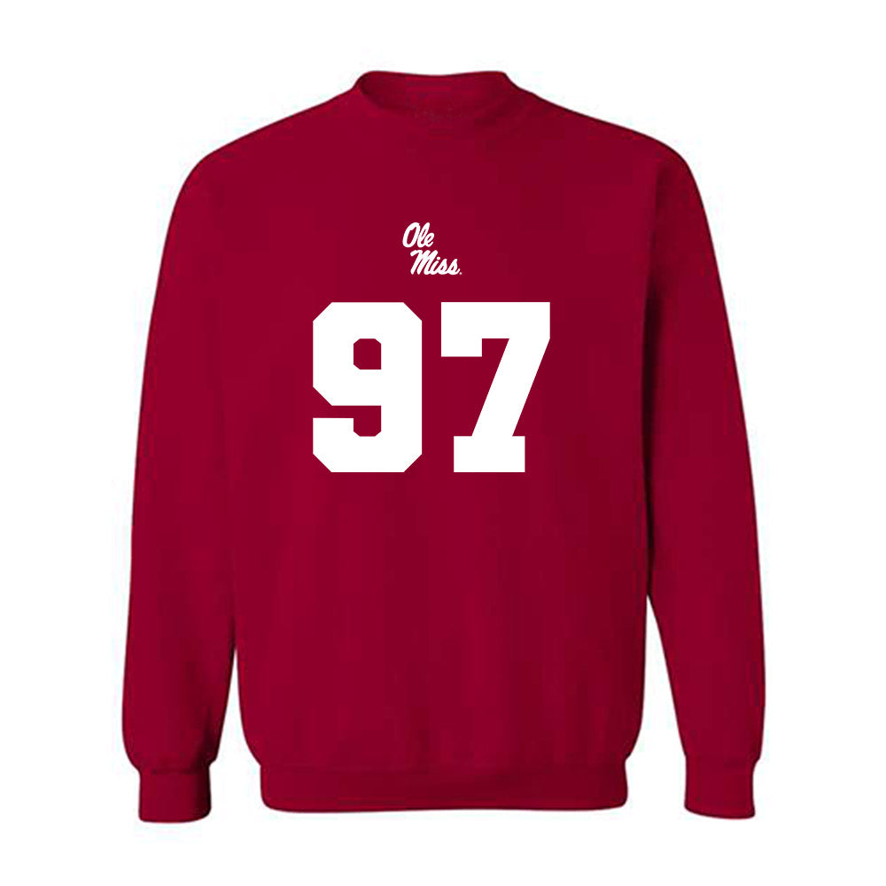 Ole Miss - NCAA Football : Kamron Beavers - Replica Shersey Crewneck Sweatshirt-0