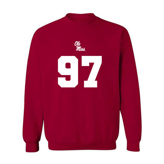 Ole Miss - NCAA Football : Kamron Beavers - Replica Shersey Crewneck Sweatshirt-0