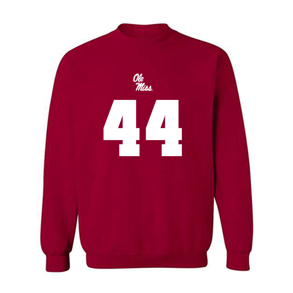 Ole Miss - NCAA Football : Caleb Blankenship - Replica Shersey Crewneck Sweatshirt-0