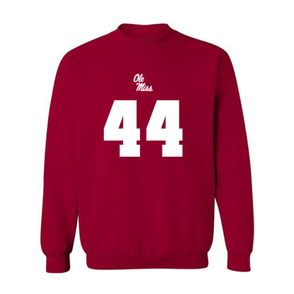Ole Miss - NCAA Football : Caleb Blankenship - Replica Shersey Crewneck Sweatshirt-0