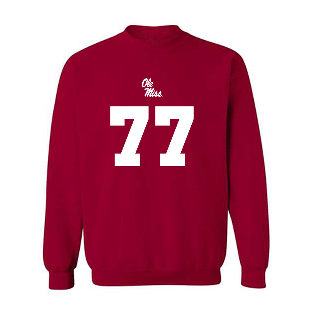 Ole Miss - NCAA Football : Enoch Wangoy - Replica Shersey Crewneck Sweatshirt-0