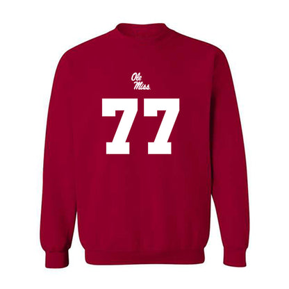 Ole Miss - NCAA Football : Enoch Wangoy - Replica Shersey Crewneck Sweatshirt-0