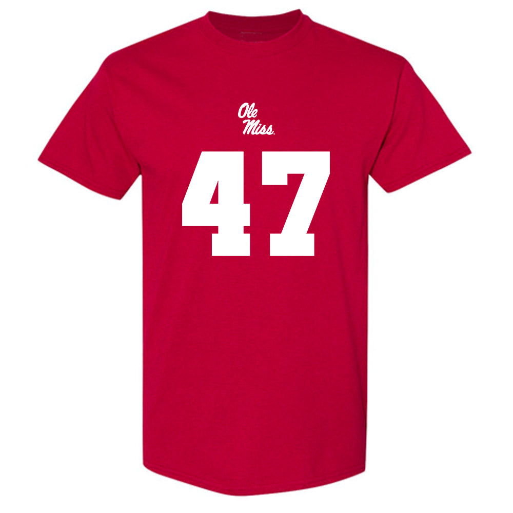 Ole Miss - NCAA Football : Anthony Aguirre - Replica Shersey T-Shirt-0