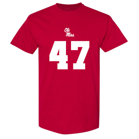 Ole Miss - NCAA Football : Anthony Aguirre - Replica Shersey T-Shirt-0