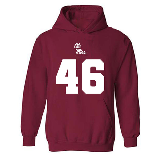 Ole Miss - NCAA Football : Nasscar Mccoy - Replica Shersey Hooded Sweatshirt-0