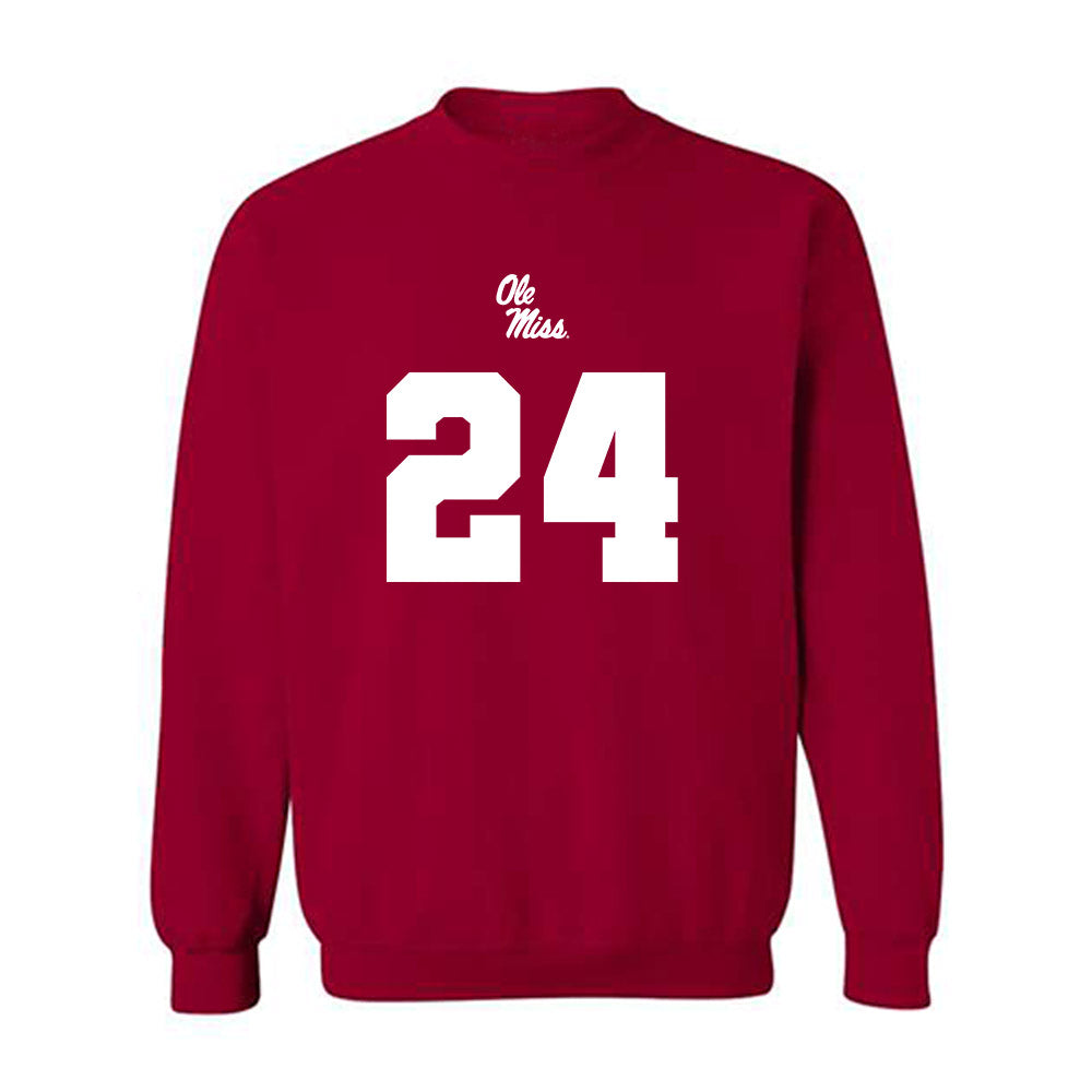 Ole Miss - NCAA Football : Shekai Mills-Knight - Replica Shersey Crewneck Sweatshirt-0