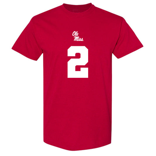 Ole Miss - NCAA Football : Jaylon Braxton - Replica Shersey T-Shirt-0