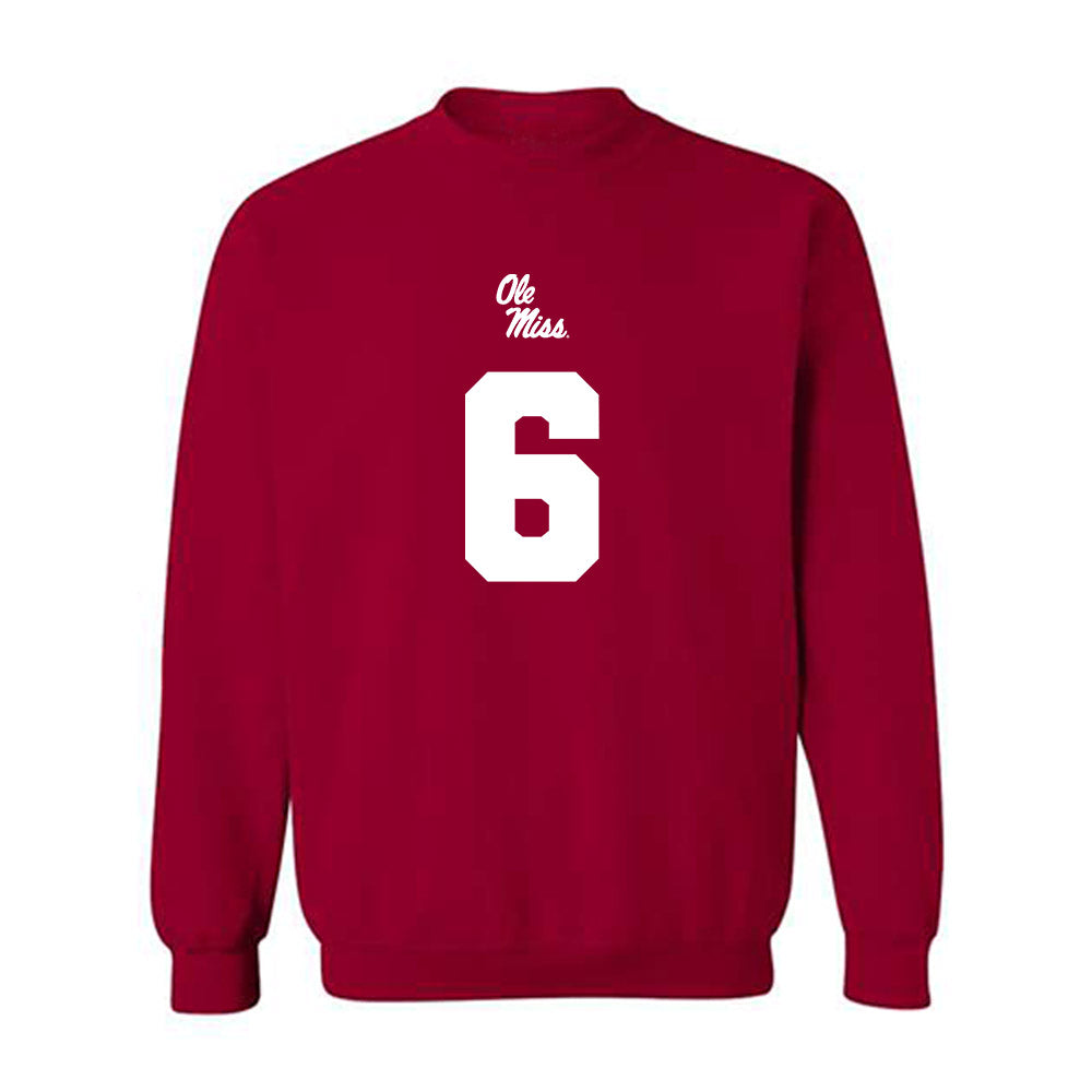 Ole Miss - NCAA Football : Joenel Aguero - Replica Shersey Crewneck Sweatshirt-0