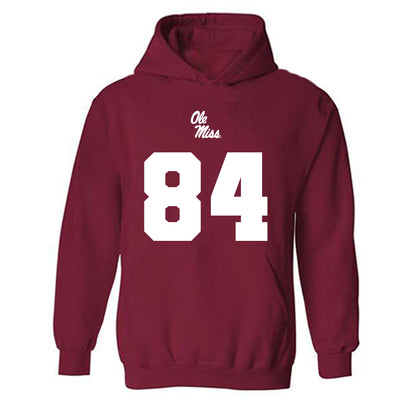 Ole Miss - NCAA Football : Dillon Alfred - Replica Shersey Hooded Sweatshirt-0