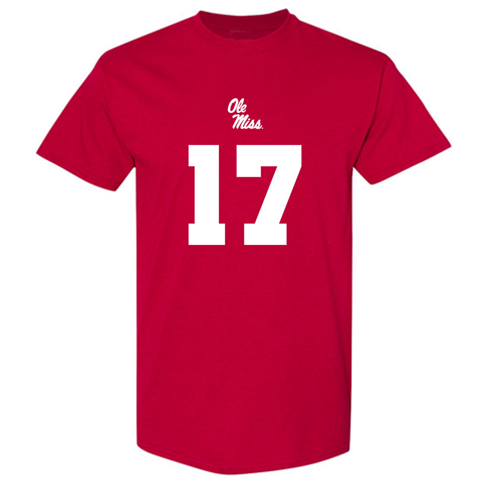 Ole Miss - NCAA Football : Lucas Carneiro - Replica Shersey T-Shirt-0