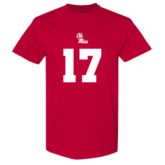 Ole Miss - NCAA Football : Lucas Carneiro - Replica Shersey T-Shirt-0