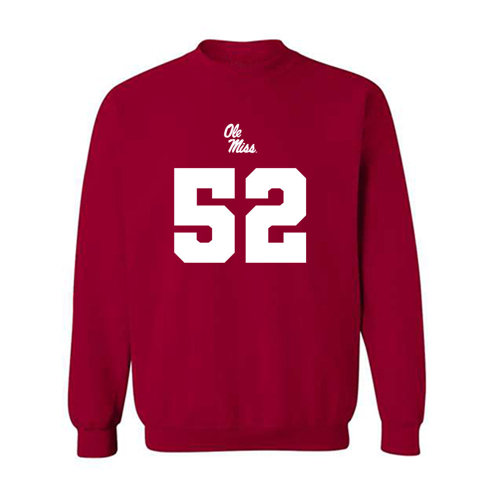 Ole Miss - NCAA Football : William Echoles - Replica Shersey Crewneck Sweatshirt-0