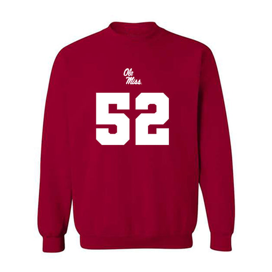 Ole Miss - NCAA Football : William Echoles - Replica Shersey Crewneck Sweatshirt-0