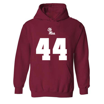 Ole Miss - NCAA Football : Tony Mitchell - Replica Shersey Hooded Sweatshirt-0