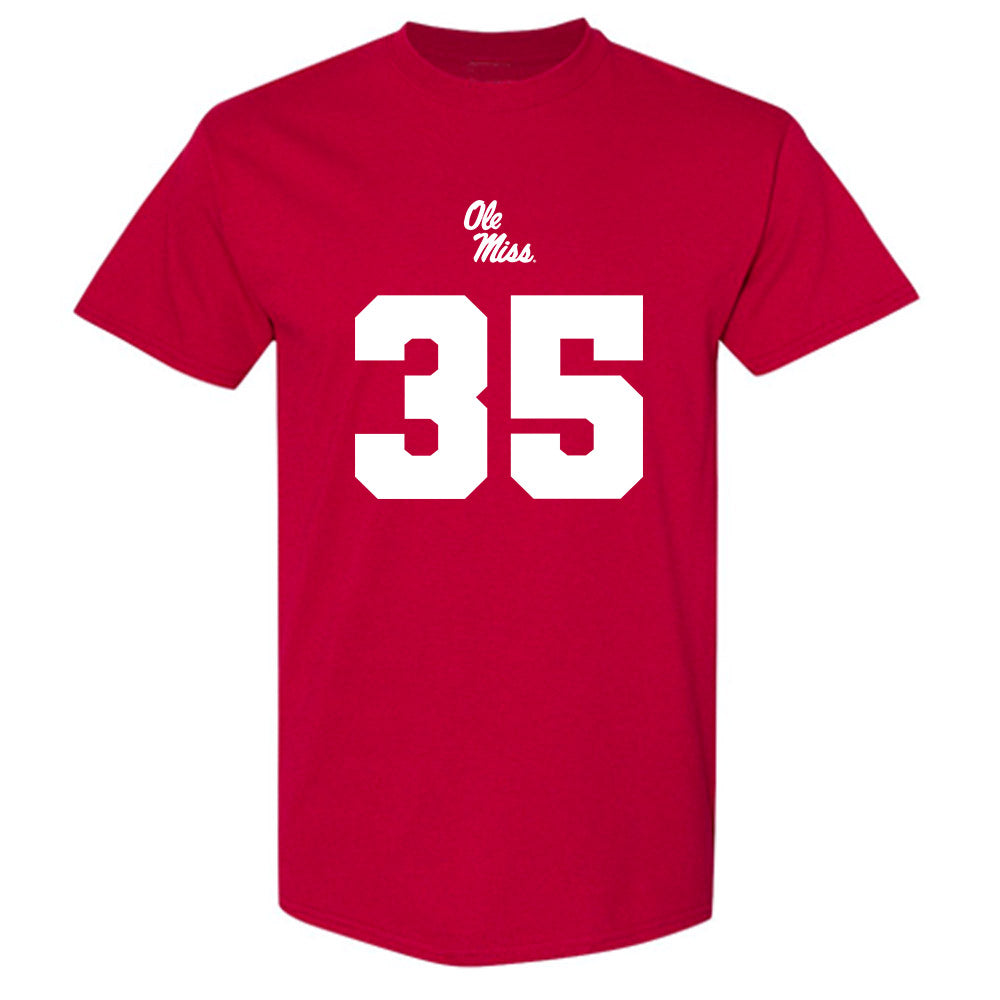 Ole Miss - NCAA Football : Damarius Yates - Replica Shersey T-Shirt-0
