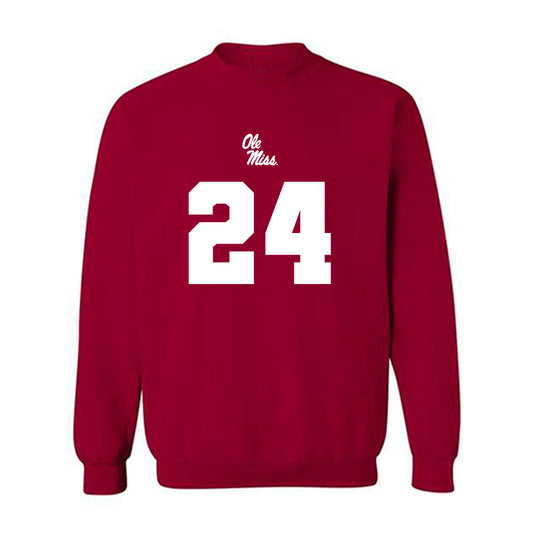Ole Miss - NCAA Football : Shekai Mills-Knight - Replica Shersey Crewneck Sweatshirt-0