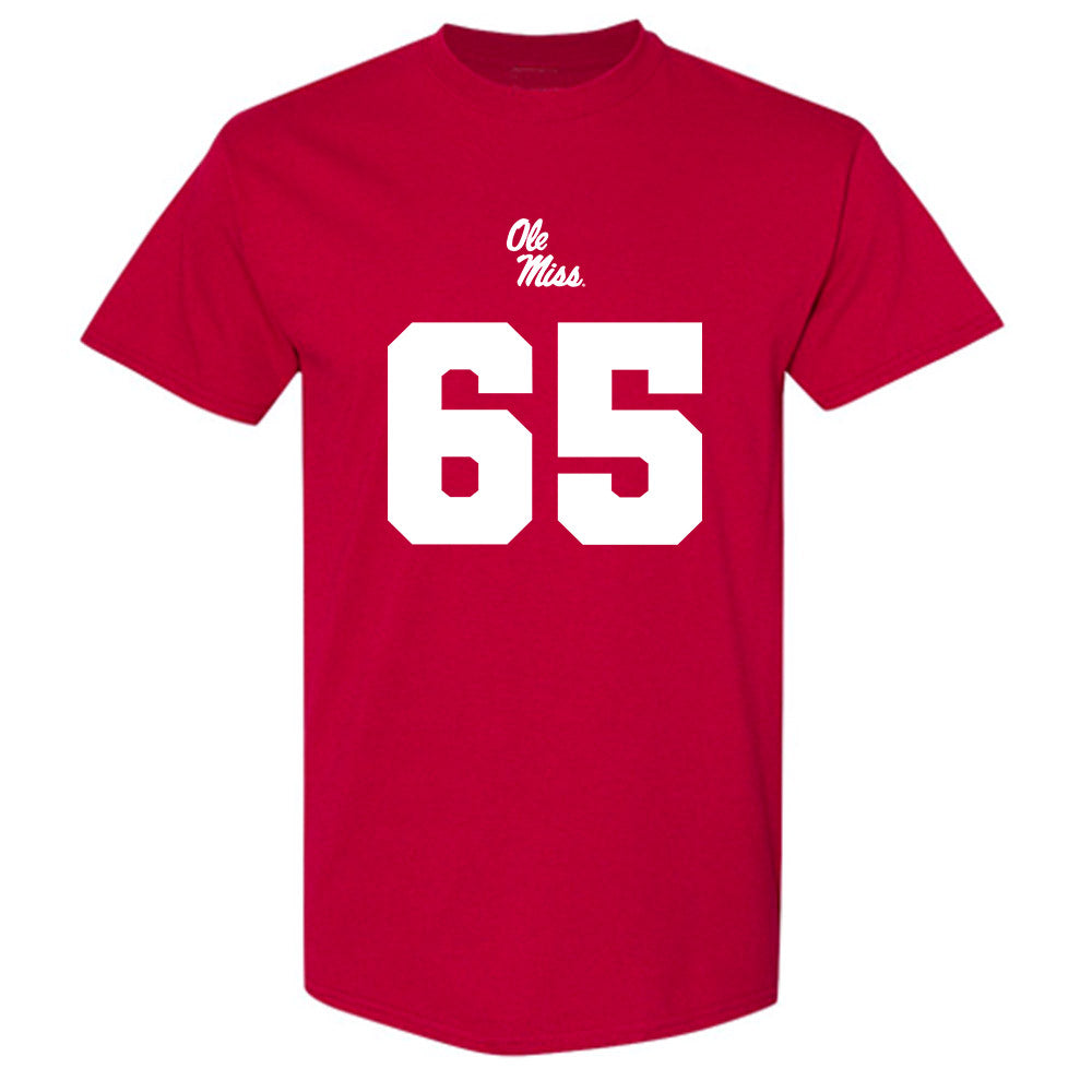 Ole Miss - NCAA Football : Connor Howes - Replica Shersey T-Shirt-0