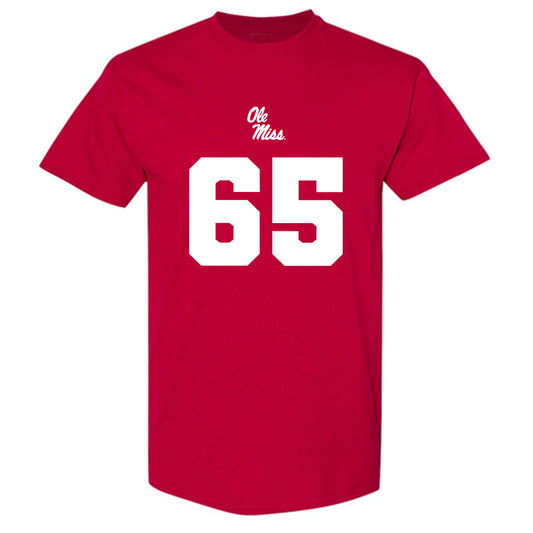 Ole Miss - NCAA Football : Connor Howes - Replica Shersey T-Shirt-0