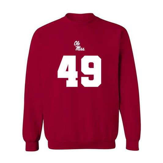 Ole Miss - NCAA Football : Sean Judge - Replica Shersey Crewneck Sweatshirt-0