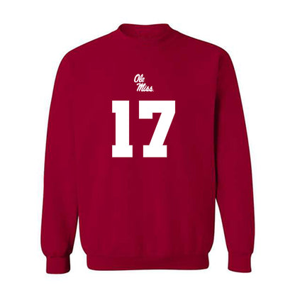 Ole Miss - NCAA Football : Lucas Carneiro - Replica Shersey Crewneck Sweatshirt-0