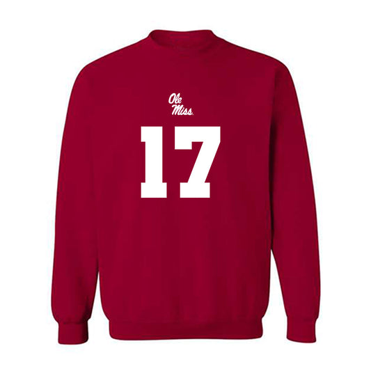 Ole Miss - NCAA Football : Lucas Carneiro - Replica Shersey Crewneck Sweatshirt-0