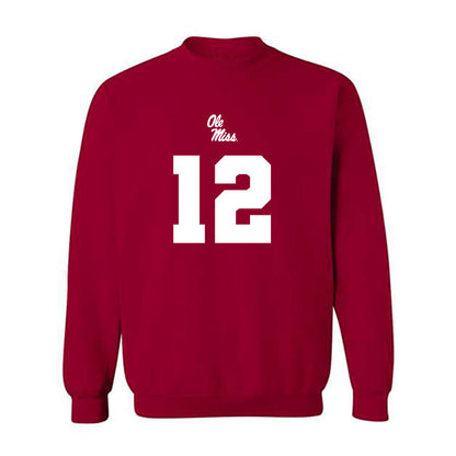 Ole Miss - NCAA Football : Luke Ferrelli - Replica Shersey Crewneck Sweatshirt-0