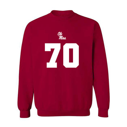 Ole Miss - NCAA Football : Jalan Chapman - Replica Shersey Crewneck Sweatshirt-0
