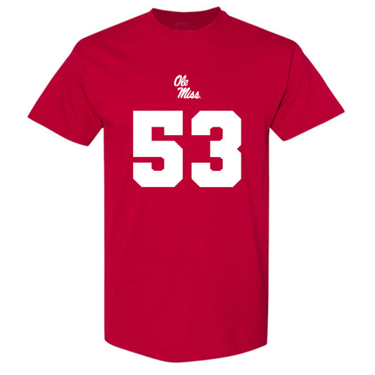 Ole Miss - NCAA Football : Ford Beeker - Replica Shersey T-Shirt-0