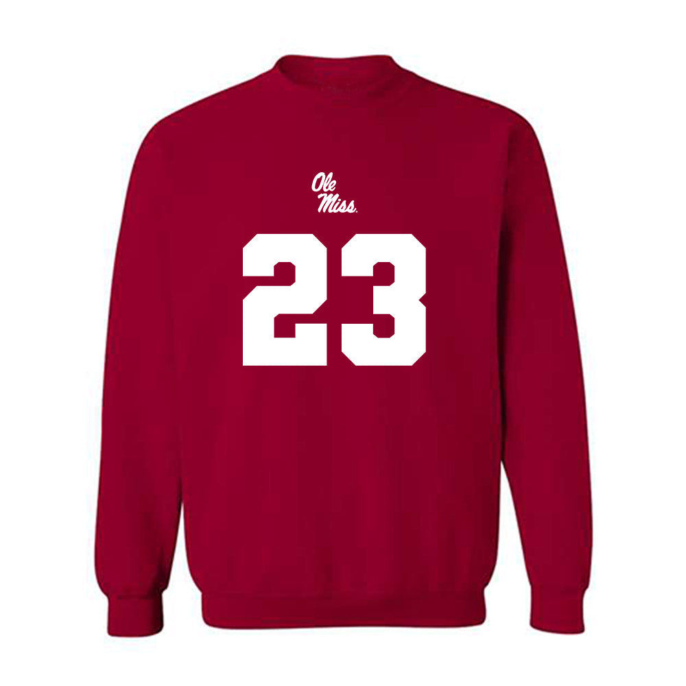 Ole Miss - NCAA Football : George Hamsley - Replica Shersey Crewneck Sweatshirt-0
