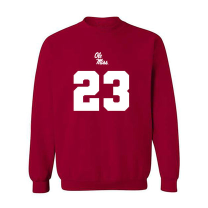Ole Miss - NCAA Football : George Hamsley - Replica Shersey Crewneck Sweatshirt-0