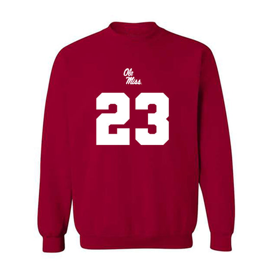 Ole Miss - NCAA Football : George Hamsley - Replica Shersey Crewneck Sweatshirt-0