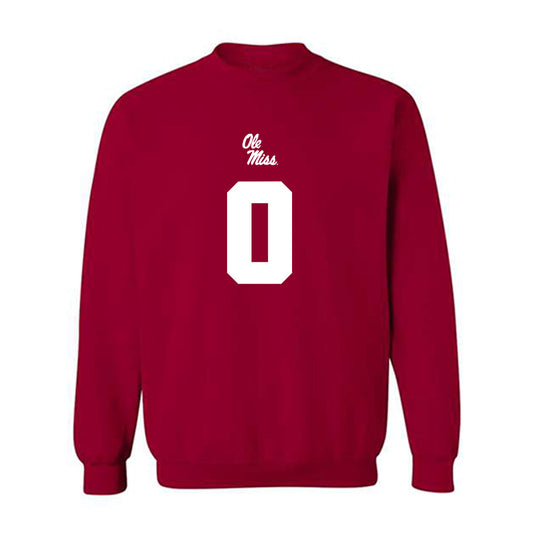 Ole Miss - NCAA Football : Johntay Cook II - Replica Shersey Crewneck Sweatshirt-0
