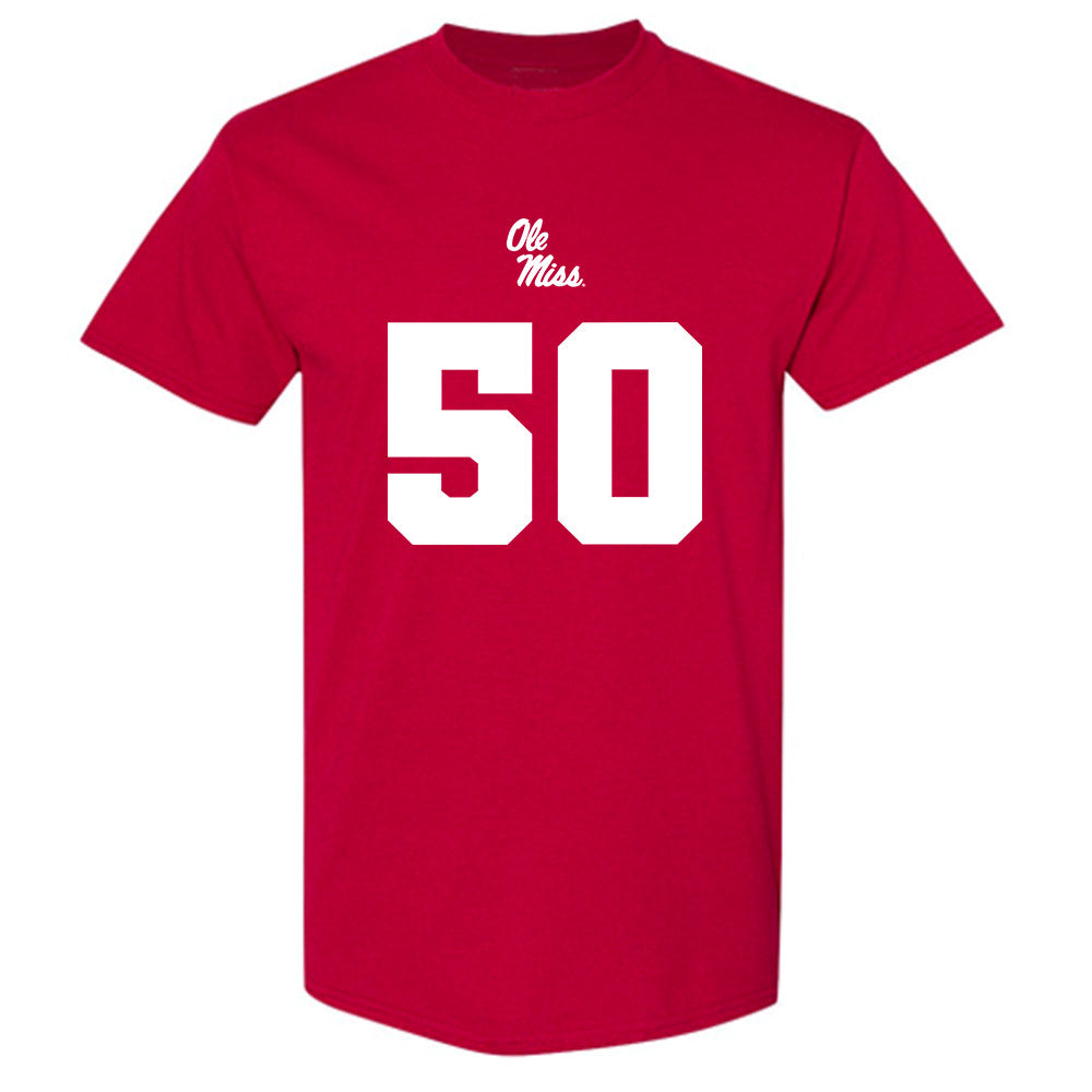 Ole Miss - NCAA Football : Troy Everett - Replica Shersey T-Shirt-0