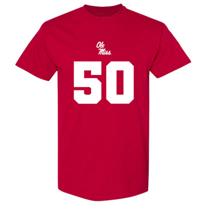 Ole Miss - NCAA Football : Troy Everett - Replica Shersey T-Shirt-0