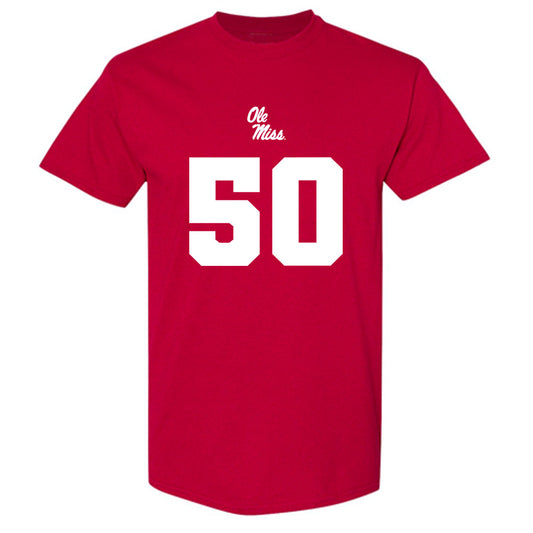 Ole Miss - NCAA Football : Troy Everett - Replica Shersey T-Shirt-0