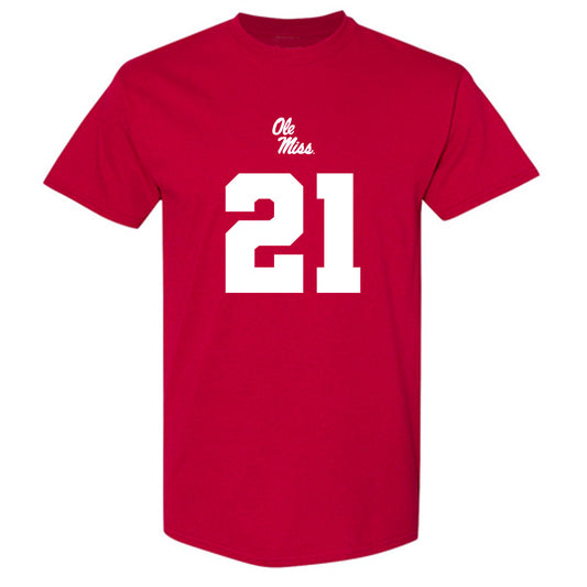 Ole Miss - NCAA Football : Tavoy Feagin - Replica Shersey T-Shirt-0