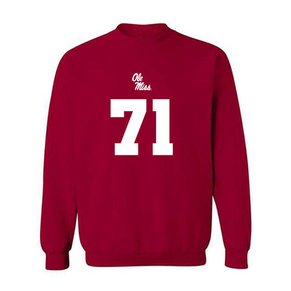 Ole Miss - NCAA Football : Emanuel Faulkner - Replica Shersey Crewneck Sweatshirt-0