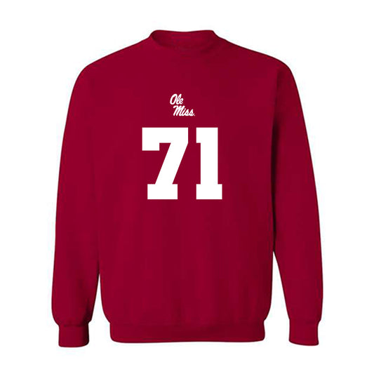 Ole Miss - NCAA Football : Emanuel Faulkner - Replica Shersey Crewneck Sweatshirt-0
