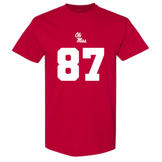 Ole Miss - NCAA Football : Wyatt Smalley - Replica Shersey T-Shirt-0