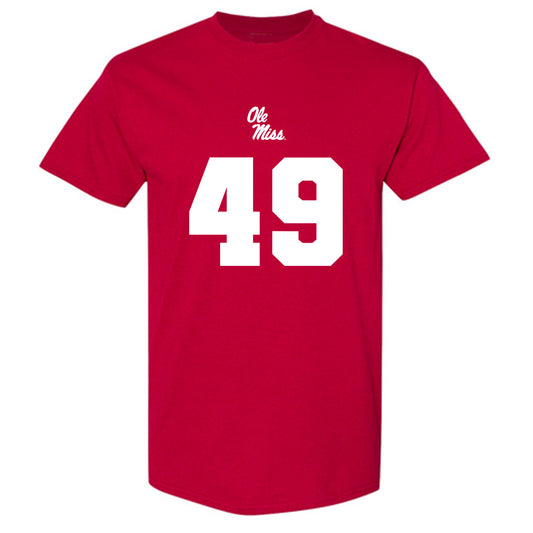 Ole Miss - NCAA Football : Sean Judge - Replica Shersey T-Shirt-0