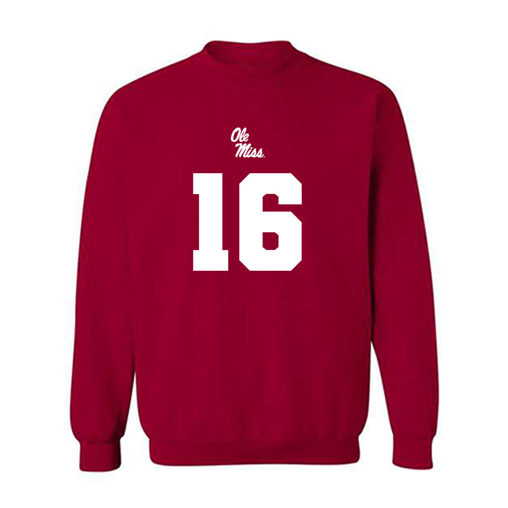Ole Miss - NCAA Football : Maealiuaki Smith - Replica Shersey Crewneck Sweatshirt-0