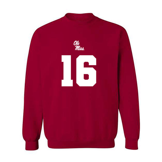 Ole Miss - NCAA Football : Maealiuaki Smith - Replica Shersey Crewneck Sweatshirt-0
