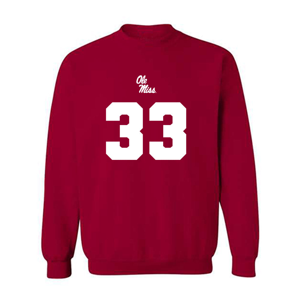 Ole Miss - NCAA Football : Oscar Bird - Replica Shersey Crewneck Sweatshirt-0