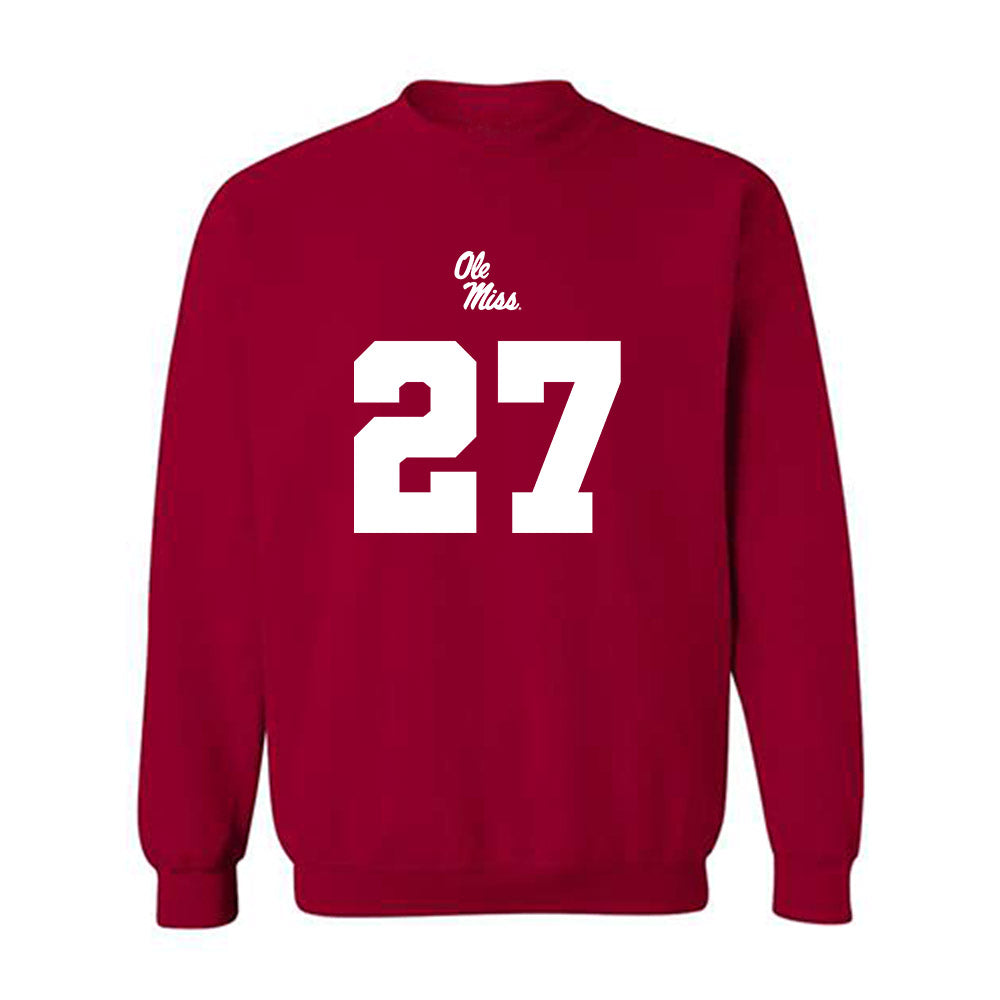 Ole Miss - NCAA Football : Patrick Broomfield - Replica Shersey Crewneck Sweatshirt-0