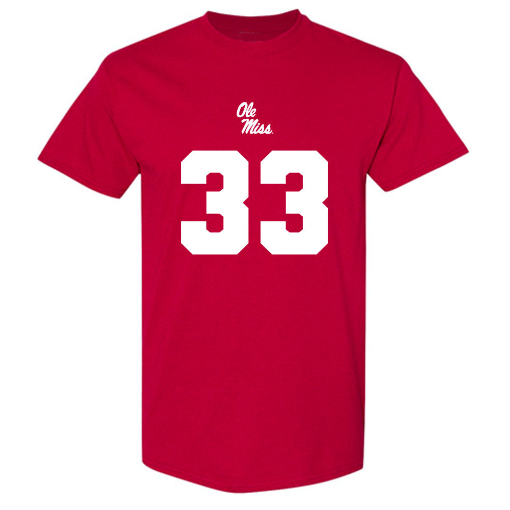 Ole Miss - NCAA Football : Oscar Bird - Replica Shersey T-Shirt-0