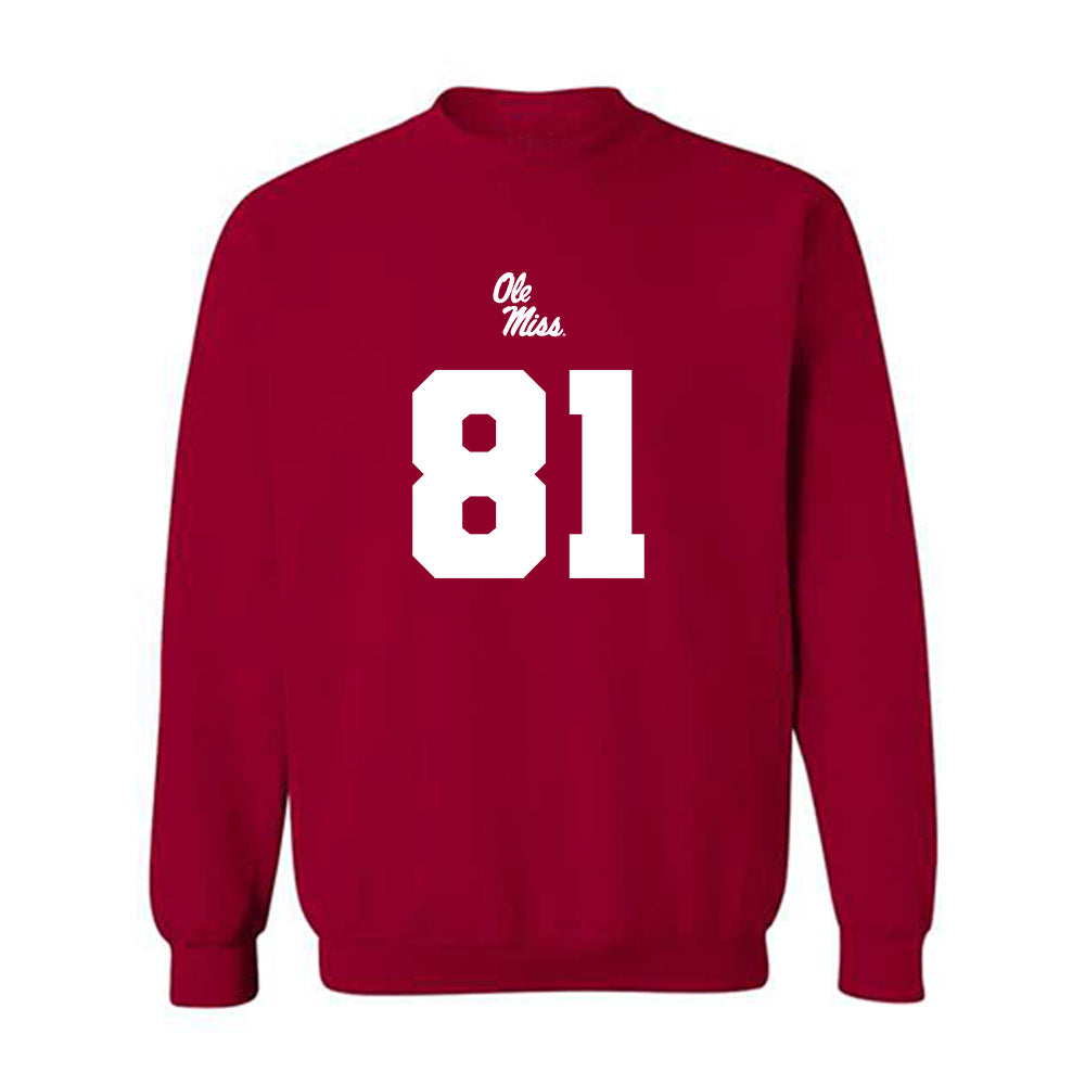 Ole Miss - NCAA Football : Samari Reed - Replica Shersey Crewneck Sweatshirt-0